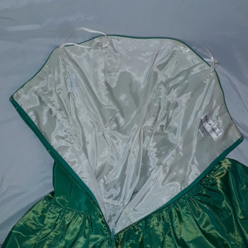 Jessica McClintock Made In The USA Green Dress - Picture 7 of 8